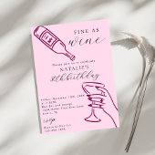 ワイ素晴らしンテーマハンドドロー誕生日パーティーとして 招待状