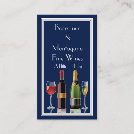 ワイ素晴らしンブルービジネスカード2 名刺 (正面)