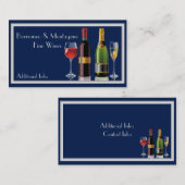 ワイ素晴らしンブルービジネスカード 名刺 (正面/裏面)