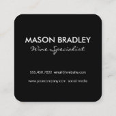 ワイ素朴ンの木箱 スクエア名刺 (裏面)