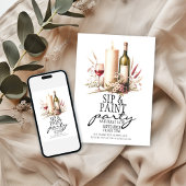 ワイ素朴ンキャンドルフローラsipと絵を描パーティー シーズンカード