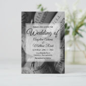 ワイ素朴ンコルク結婚式招待状 招待状 (スタンド正面)