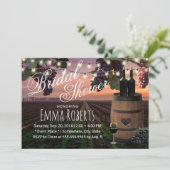 ワイ素朴ンバレルカントリーヴィンヤードブライダルシャワー 招待状 (スタンド正面)