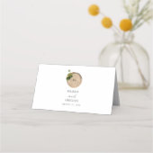 ワイ素朴ンバレルワイナリーヴィネヤードズ結婚ズ プレイスカード (裏面)