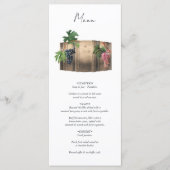 ワイ素朴ンバレルワイナリーヴィネヤードズ結婚ズ メニュー (正面)