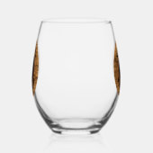 ワイ素朴ン地下室テイスティングルーム ステムなしワイングラス (右)