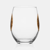 ワイ素朴ン地下室テイスティングルーム ステムなしワイングラス (左)