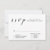 ワイ素朴ン·コルク式RSVP、3エントリー付き 出欠カード (裏面)