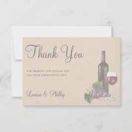 ワイ素朴ン・ヴィンヤ結婚ード サンキューカード