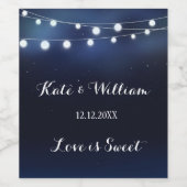 ワイ結婚ンレーベル海軍の灯列 ワインラベル (シングルラベル)