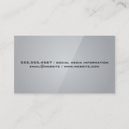 ワイ芸術的ングラス | グレお洒落ー 名刺 (裏面)