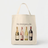 ワイ運ントテバッグ付きおもしろいことわざ トートバッグ (正面)