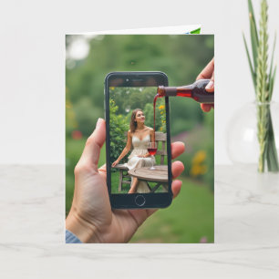 ワイ頭が切れるン注ぎ付きの電話女性 カード