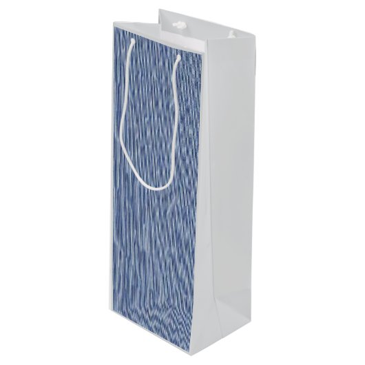 ワイ魅力的ンストライプの抱き枕 ワインギフトバッグ (正面アングル)