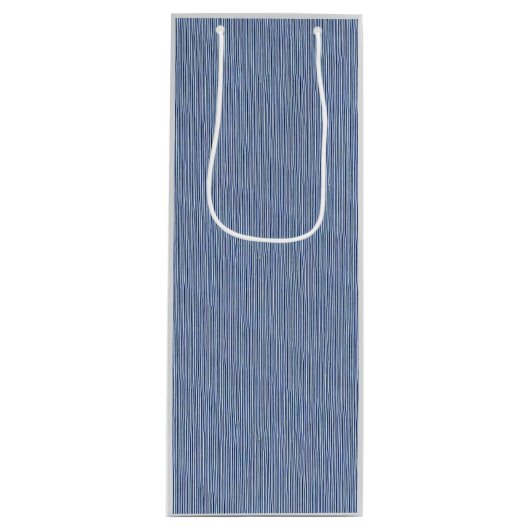 ワイ魅力的ンストライプの抱き枕 ワインギフトバッグ (正面)