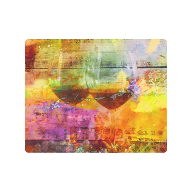 ワイ鮮やかンメタルウォールアート メタルプリント (正面)