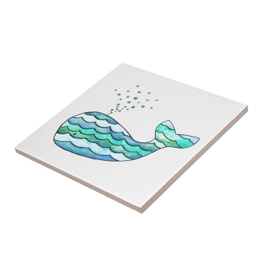 ワイ鯨 タイル (側面)