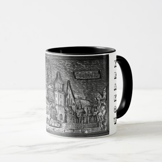 ワウエルキャッスルクラクフポーランドペウター マグカップ (正面右)