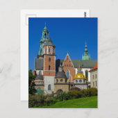 ワウエル王室のキャッスルクラクフポーランド葉書 ポストカード (正面/裏面)