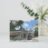 ワウコンダイリノイのダウンタウンの郵便局の角 ポストカード (スタンド正面)