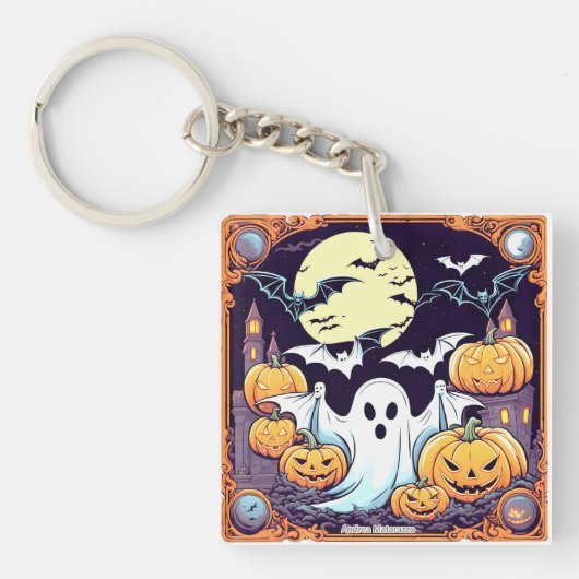 ワウハロウィーンスリル キーホルダー (正面)