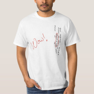 ワウ信号SETIメッセージ Tシャツ