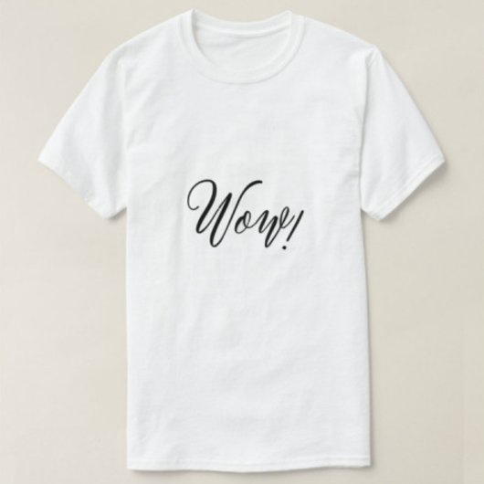 ワウ印刷モダン白 | 男子Tシャツ | Tシャツ