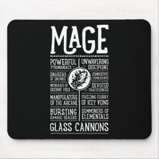 ワウ魔術師ロールプレイングゲーマー マウスパッド