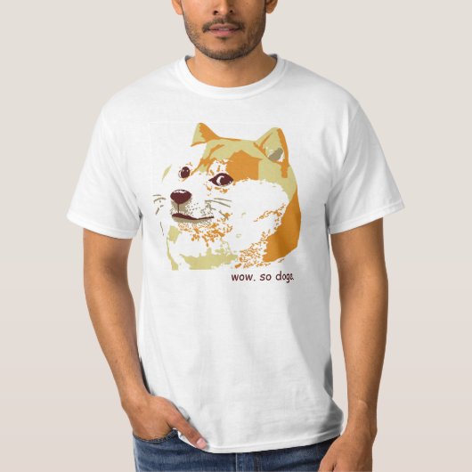 ワウ。 そのようなTシャツ。 従ってshibeの総督 Tシャツ (正面)