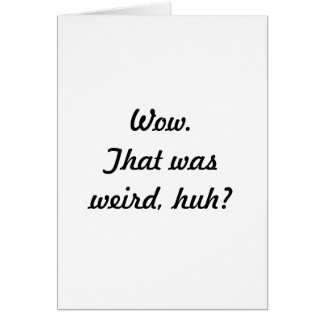 ワウ。 それは風変わり、ハァッでしたか。