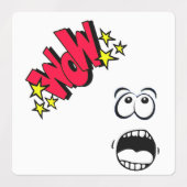 ワウ・ウォリード ラベル (デザイン2)