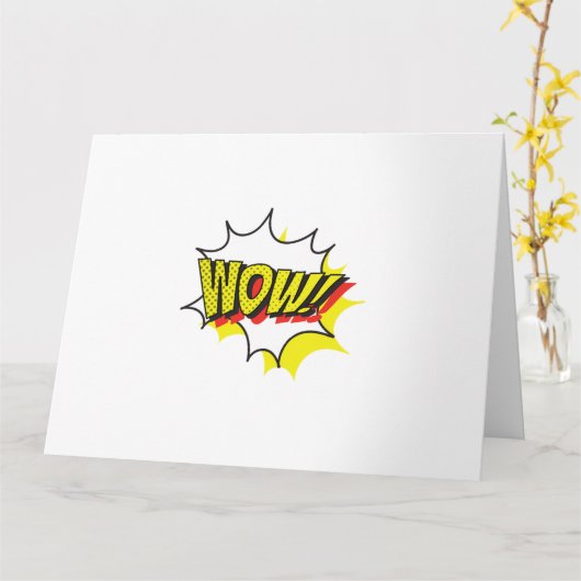 ワウ フリー クラシック カード (黄色い花)