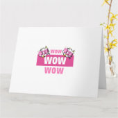 ワウ フリー デイ クラシック カード (黄色い花)