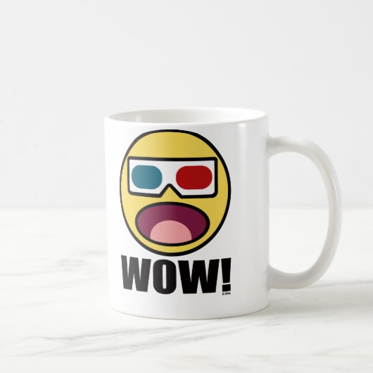ワウ! 3d コーヒーマグカップ (右)