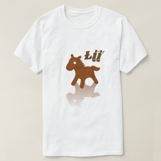 ワウį́マ語į́ – ナバホの馬 tシャツ (デザイン正面)
