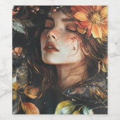 「ワエレガントイ芸術的・ラベルデザイン」 ワインラベル (シングルラベル)