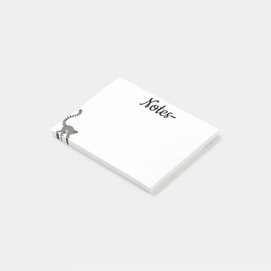 ワオキツネザル ポストイット (アングル)