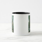 ワオナの木の下の馬車の眺め マグカップ (中央)