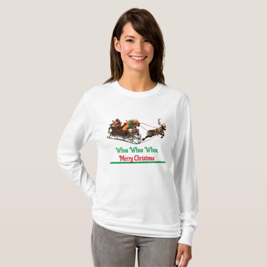 ワオワメリークリスマス Tシャツ (正面フル)