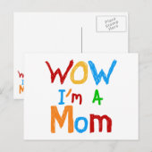 ワオ！ママTシャツ＆ギフト ポストカード (正面/裏面)