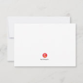 ワオ！動物園フィエスタのグリーティングカード ノートカード (裏面)