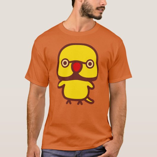 ワカケホンセイインコ / オス 黄色 Tシャツ (正面)