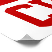 ワカスタマイズンシント国旗 ポスター (角)