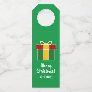 ワカスタムインボトルハンガー，クリスマスパーティー ボトルネックタグ