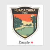 ワカチナペルートラベルアートヴィンテージ シール (シート)