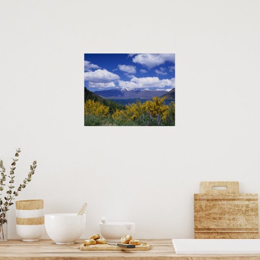 ワカチプ湖と驚くべきクイーンズタウン ポスター (キッチン)