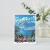 ワカティプニュージーランドヴィンテージトラベル ポストカード (スタンド正面)