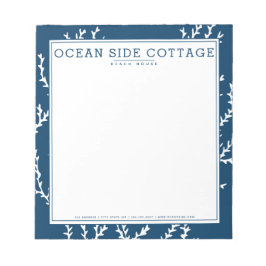 ワカメエレガントインゴ航海のビーチハウススタイル ノートパッド