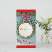 ワカモノイカリニシタノクリスマスリース シーズンカード (スタンド正面)