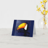 ワカラスのはがき カード (黄色い花)